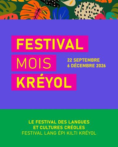 affiche Festival Mois Kréyol 