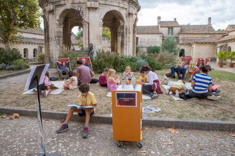 visuel "Le temps de lire" © Alex Nollet La Chartreuse