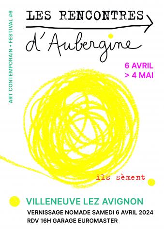 affiche Rencontres d'aubergine 2024