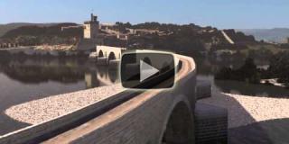 Film sur la reconstitution numérique de la traversée du Pont d’Avignon réalisé par Henry Poirier