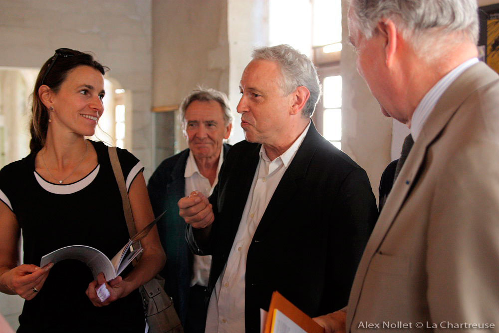 Aurélie Filippetti, François de Banes Gardonne et Pierre Morel Aurélie Filippetti, François de Banes Gardonne et Pierre Morel