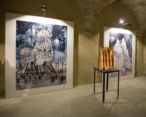 Aquarelles Michel Andrault - photo © Alex Nollet - La Chartreuse Aquarelles Michel Andrault - photo © Alex Nollet - La Chartreuse