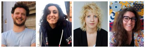 Axel Cornil © Rose Alenne, Arzé Khodr © DR, Karine Sauvé © Julie Artacho, Camille Nauffray