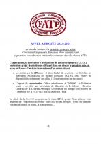 APPEL À PROJET 2023-2024