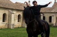 "Surgissement" dans le Grand cloître de la Chartreuse © Marie-Claire Bruzzoni - La Chartreuse